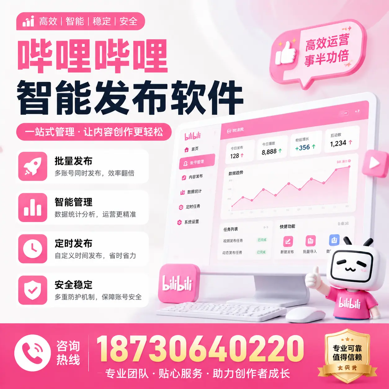 如何评估哔哩哔哩智能发布软件的ROI？蚌埠 企业必读